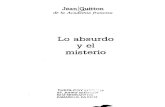 Guitton, Jean - Lo Absurdo y El Misterio