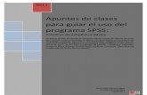 Guía SPSS v19 Apuntes de clases