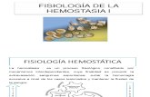 FISIOLOGÍA DE LA HEMOSTASIA I
