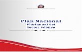 Plan Nacional Plurianual del Sector Público