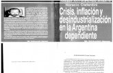 Ciafardini, Horacio - Crisis, inflación y desindustrialización en la Argentina dependiente