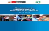 Plan Nacional de Fortalecimiento Del Primer Nivel de Atencion 2011 2021