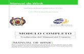 WINK MANUAL COMPLETO DEL USUARIO EN ESPAÑOL