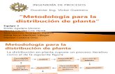 Metodología para la distribución de planta