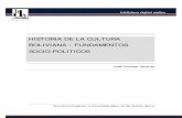 Fellman Velarde, Jose - Historia de La Cultura Boliviana - Fundamentos Socio-politicos