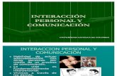 INTERACCION PERSONAL Y COMUNICACIÓN
