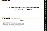 Variadores de Frecuencia Unico 1100 (Tda)