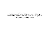 Manual de Operación y mantenimiento en Grupos Electrógenos