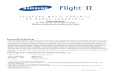 ATT SGH A927 Flight II Spanish User Manual