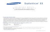 ATT SGH-A817 SolsticeII Spanish User Manual