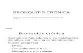 Bronquitis crónica, asma, bronquiectasia
