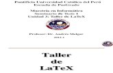 Unidad 3 - Taller de LaTeX (1)