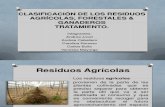 CLASIFICACIÓN DE LOS RESIDUOS AGRICOLAS