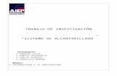 TRABAJO DE INVESTIGACIÓN - ALCANTARILLADO