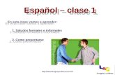 Español verbo ser, pronombres personales y nacionalidades