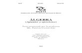 Algebra - Apuntes para bachillerato - CETis - DGETI - SEMS - SEP