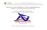 Manual de Normas y Procedimientos Aulas Virtuales