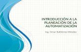Introducción a la planeación de la automatización