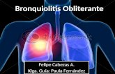 Bronquiolitis obliterante