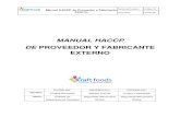 HACCP Manual Spanish