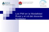 El PMI en La Modalidad Rural y El Rol Del Docente Facilitador