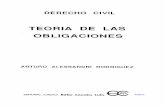 Alessandri Rodriguez, Arturo - Teoria de Las Obligaciones