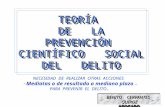 II FORUM NACIONAL DE SEGURIDAD CIUDADANA TEMA: TEORIA DE LA PREVECION CIENTIFICO SOCIAL DEL DELITO