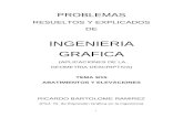 DOC3(10-06-2011). PROBLEMAS RESUELTOS Y EXPLICADOS DE  INGENIERÍA GRÁFICA. TEMA 3/15 ABATIMIENTOS Y ELEVACIONES