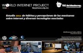Estudio 2011 de hábitos y percepciones de los mexicanos sobre Internet y diversas tecnologías asociadas