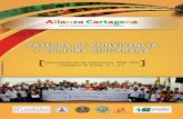 Libro  Impacto Cátedra Cultura y Convivencia Ciudadana en Cartagena, Autor Miguel Garces Prettel, Juan Camilo Olivero  y Zilat Romero