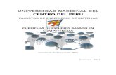 Curricula Estudios basado en competencias de la Facultad de Ingeniería de Sistemas 2011 UNCP Huancayo