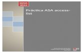 Práctica ASA access-list