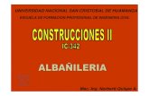 CONSTRUCCIONES II - Albañilería