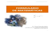 Formulario de matemáticas aplicadas