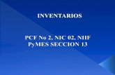 Inventarios (PCF No. 2, NIC No. 2, Seccion 13 Niif Pymes) 2012