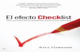 El Efecto Checklist_ cA3mo Una Simple Lista de ComprobaciA3n Elimina Errores y Salva Vidas - Gawande, Atul(Author)