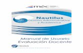 Manual de Usuario Nautilus - Evaluacion Docente