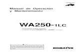 Manual Oper Mant Cargador Ruedas Wa250 Komatsu