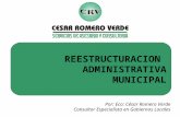 Restructuracion Administrativa Municipal