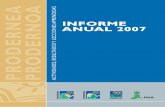 Informe Anual 2007: PRODERNEA y PRODERNOA