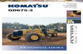 Catalogo Motoniveladora Gd675 3 Komatsu