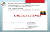 Obligaciones. Codigo Civil venezolano.