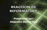 REACCIÓN DE REFORMATSKY