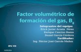 Factor volumétrico de formación del gas, Bg