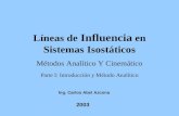 Líneas de Influencia en Sistemas Isostáticos