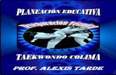 Planeación educatica en Taekwondo