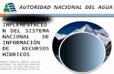 Avances en la Implementación del Sistema Nacional de Información sobre los Recursos Hídricos", Perú-ANA, Sigfrido Fonseca