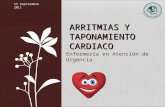 Arritmias y Taponamiento Cardiaco