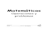 Cuadernillo de Matematicas