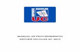 Manual Procedimientos 2013 UC